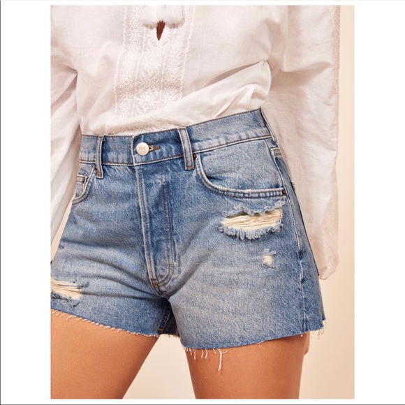 Reformation Pants - REFORMATION Dixie High Rise Jean Short